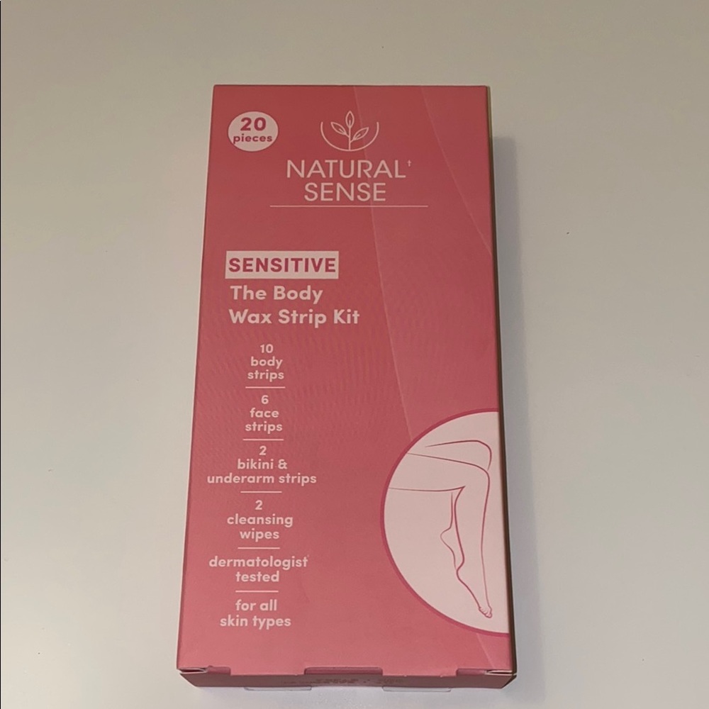 Natural Sense Wax Strip Kit for Body SENSITIVE